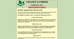 Desktop Screenshot of chaneylumber.com